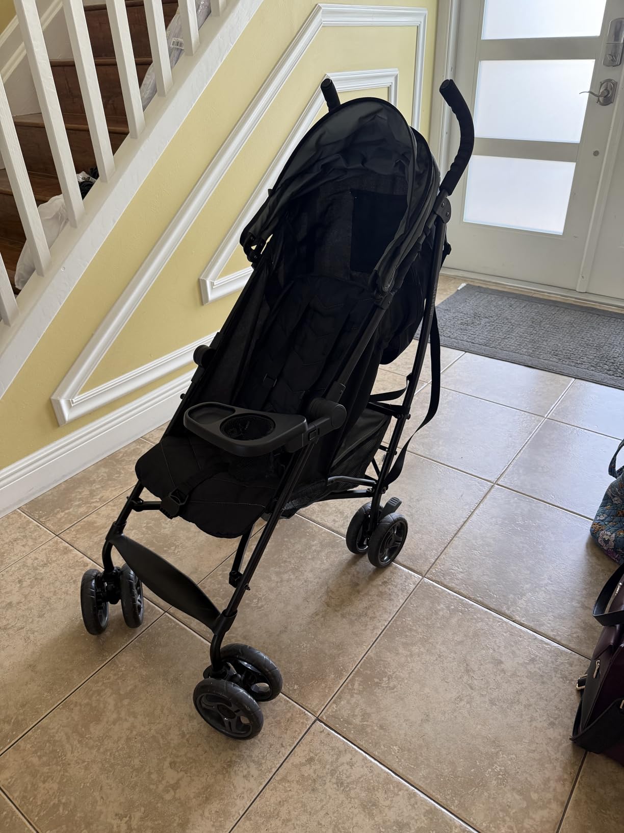 Ingenuity 3Dlite Convenience Stroller, Gray - Lightweight Stroller with Aluminum Frame, Large Seat Area, 4 Position Recline, Extra Large Storage Basket - Infant Stroller for Travel and More customer photo 2