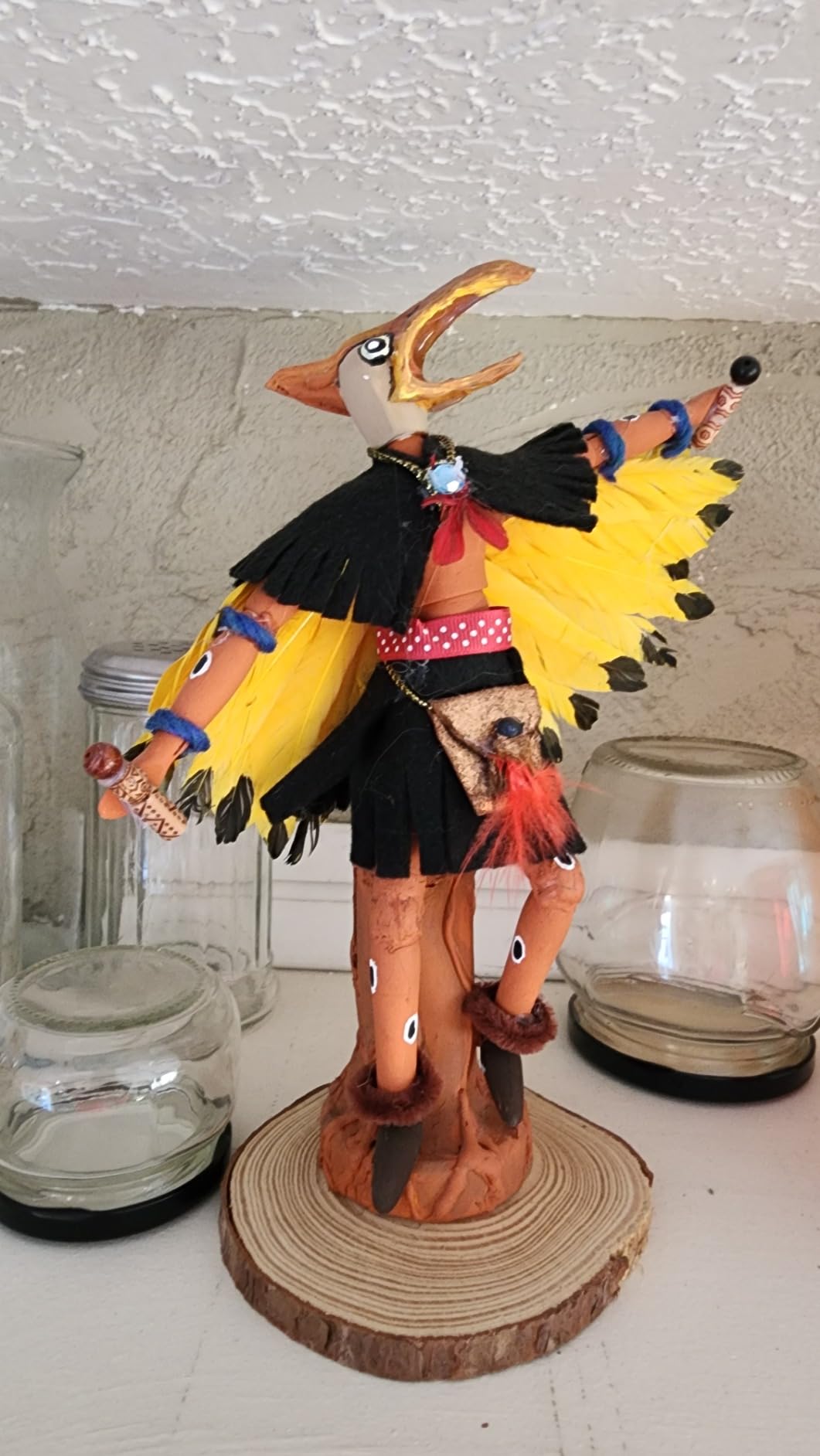 2 Pack, 8 Inch & 12 inch Artist Wooden Manikin Flexible Body Joints, Human Figure Puppet Model Wood Male Mannequin Doll Ornament Stand for Home Office Desk Decoration Sketching Drawing Painting customer photo 1