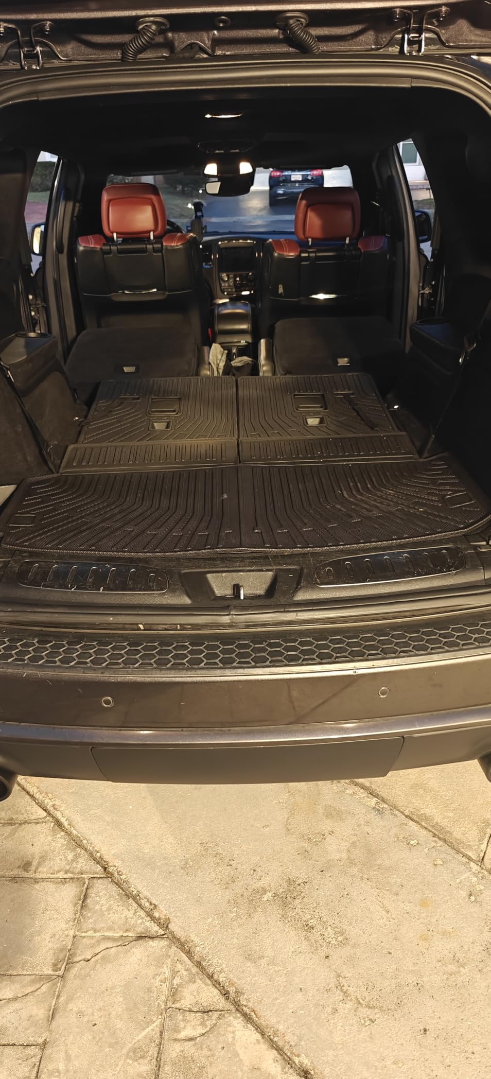 Cargo Liner Fits for Tesla Model Y 2020-2024 2025 5-Seat (Not for 7 Seat) All Weather Back Seat Cover Trunk Cargo Mat for Model Y Accessories (with Backrest Mat) customer photo 2