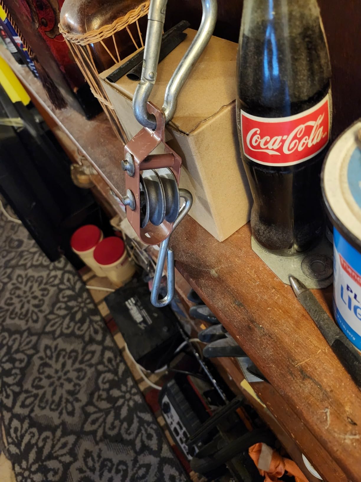 VEVOR Double Braided Polyester Rope, 3/4 in x 220 ft, 24 Strands, 20000 LBS Breaking Strength Outdoor Climbing Rope, Arborist Rigging Rope for Rock Hiking Camping Swing Rappelling Rescue, Orange/Black customer photo 1