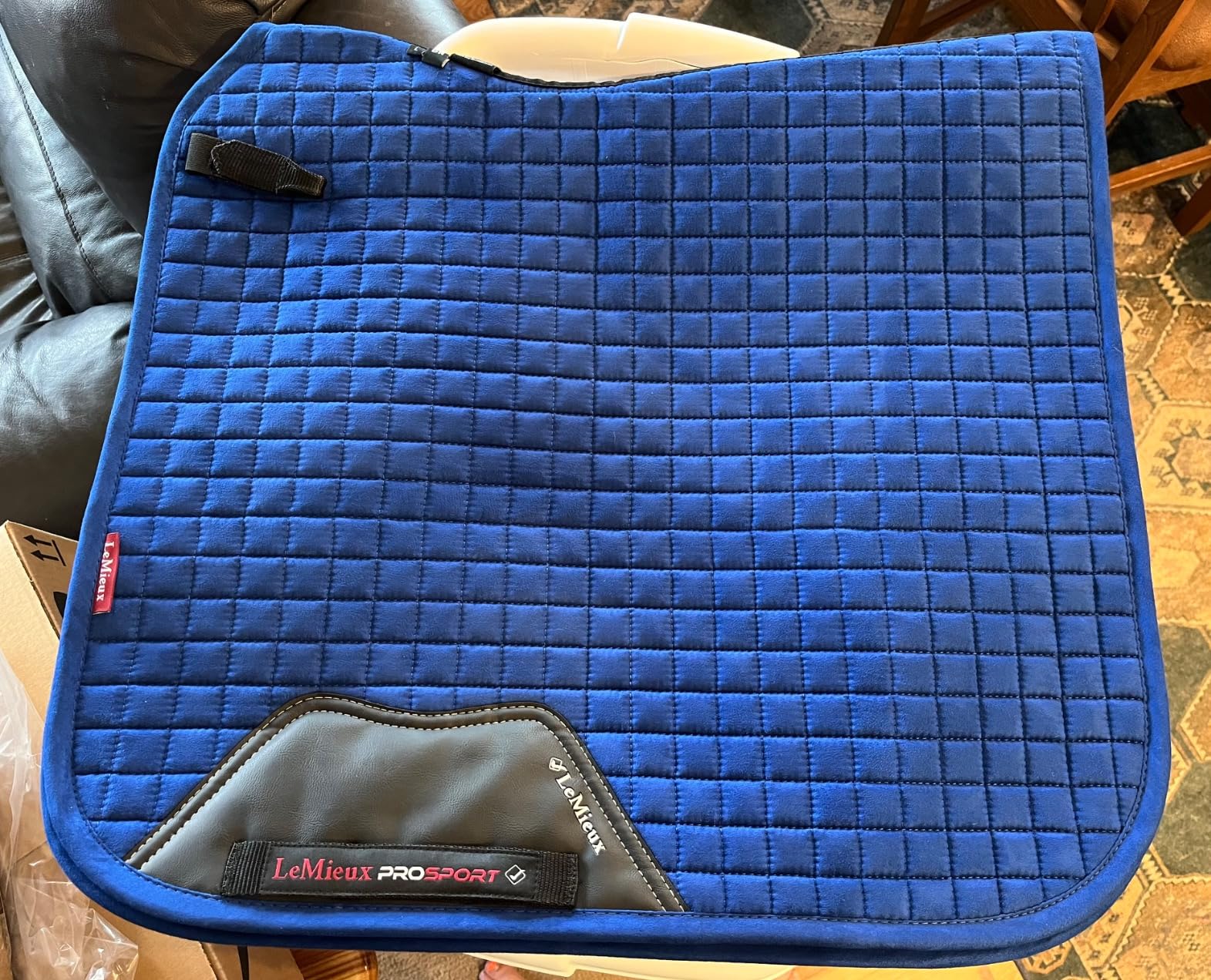 LeMieux Suede Dressage Square - English Saddle Pads for Horses - Equestrian Riding Equipment and Accessories customer photo 2