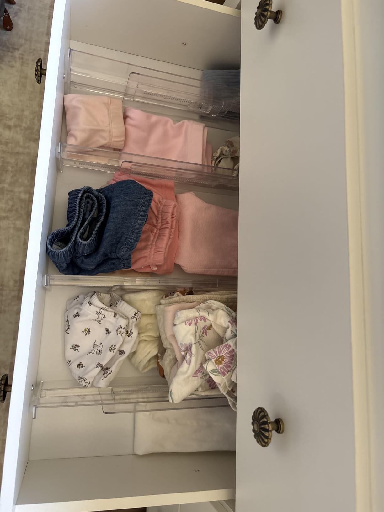 Vtopmart 12 Pack Drawer Dividers for Clothes, 4