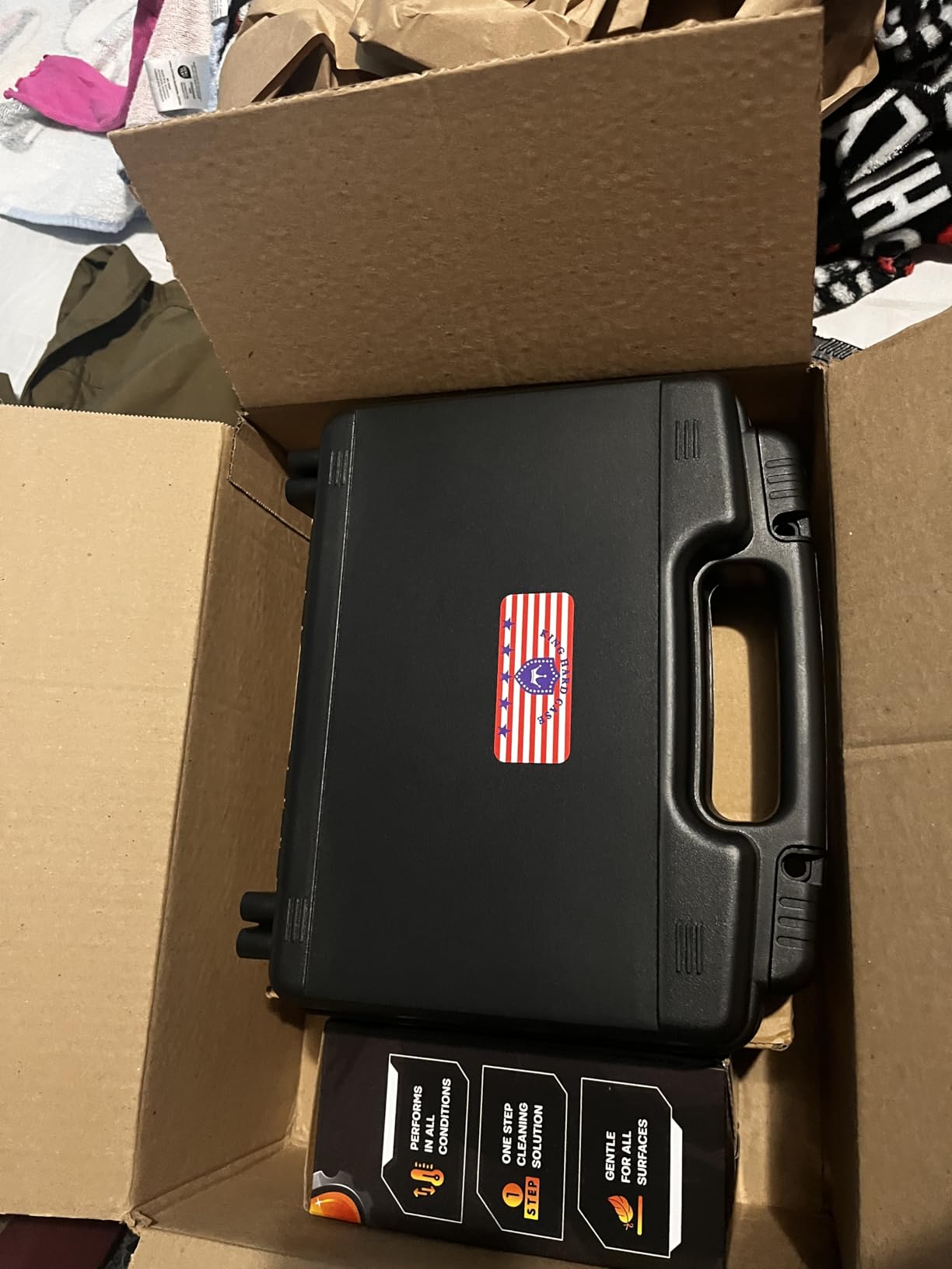 9mm Gun Case Lockable, TSA Approved Firearm Travel Case with 1 TSA Lock, Pistol Case Hard Shell customer photo 1