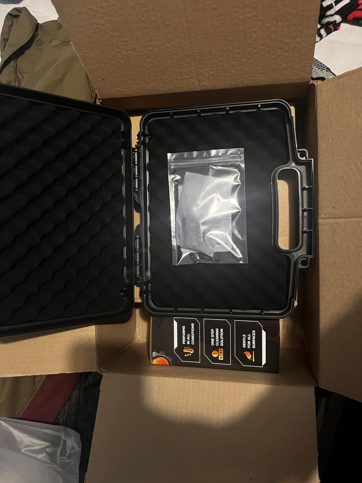 9mm Gun Case Lockable, TSA Approved Firearm Travel Case with 1 TSA Lock, Pistol Case Hard Shell customer photo 2