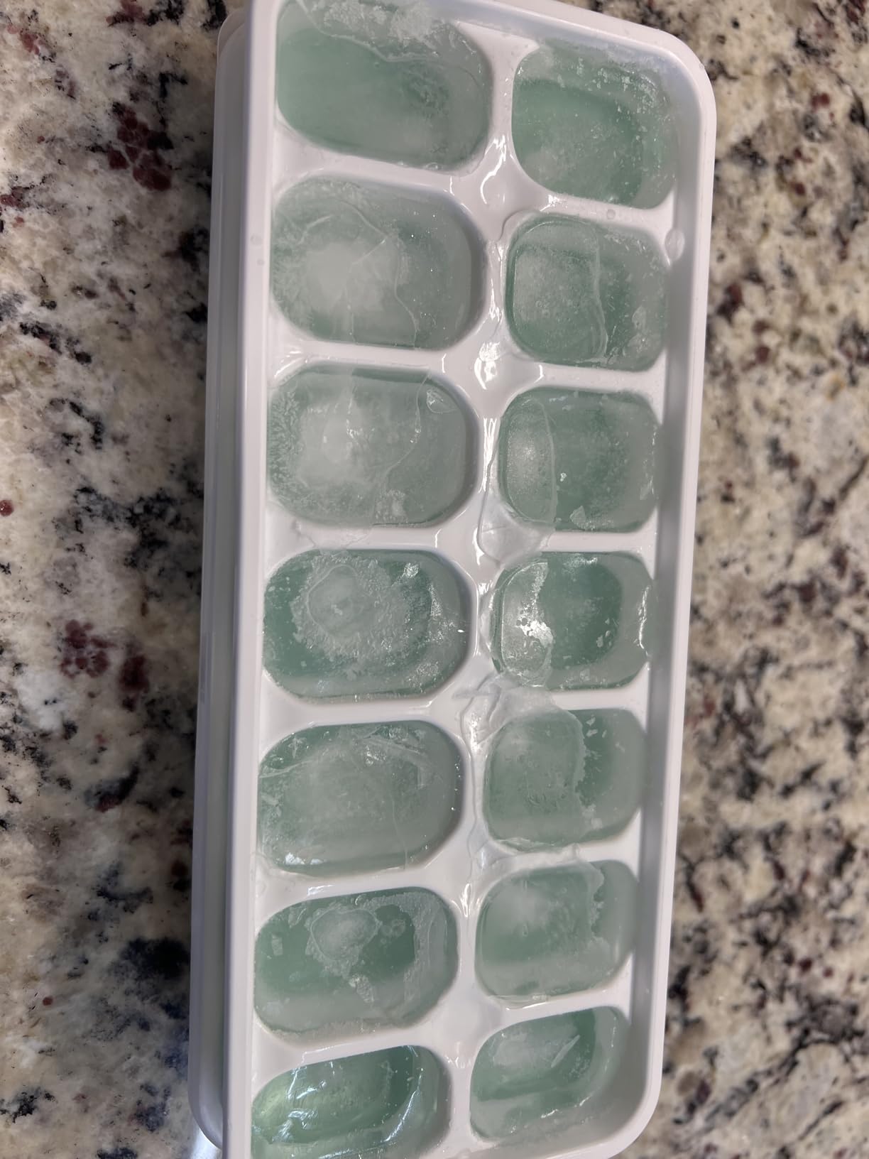 Ice Cube Tray with Lid, 3 Pack Silicone Easy-Release Ice Trays for Freezer, Stackable Ice Cube Molds for Drinks, Cocktails, Whiskey, Coffee - BPA-Free and Odor-Free customer photo 1