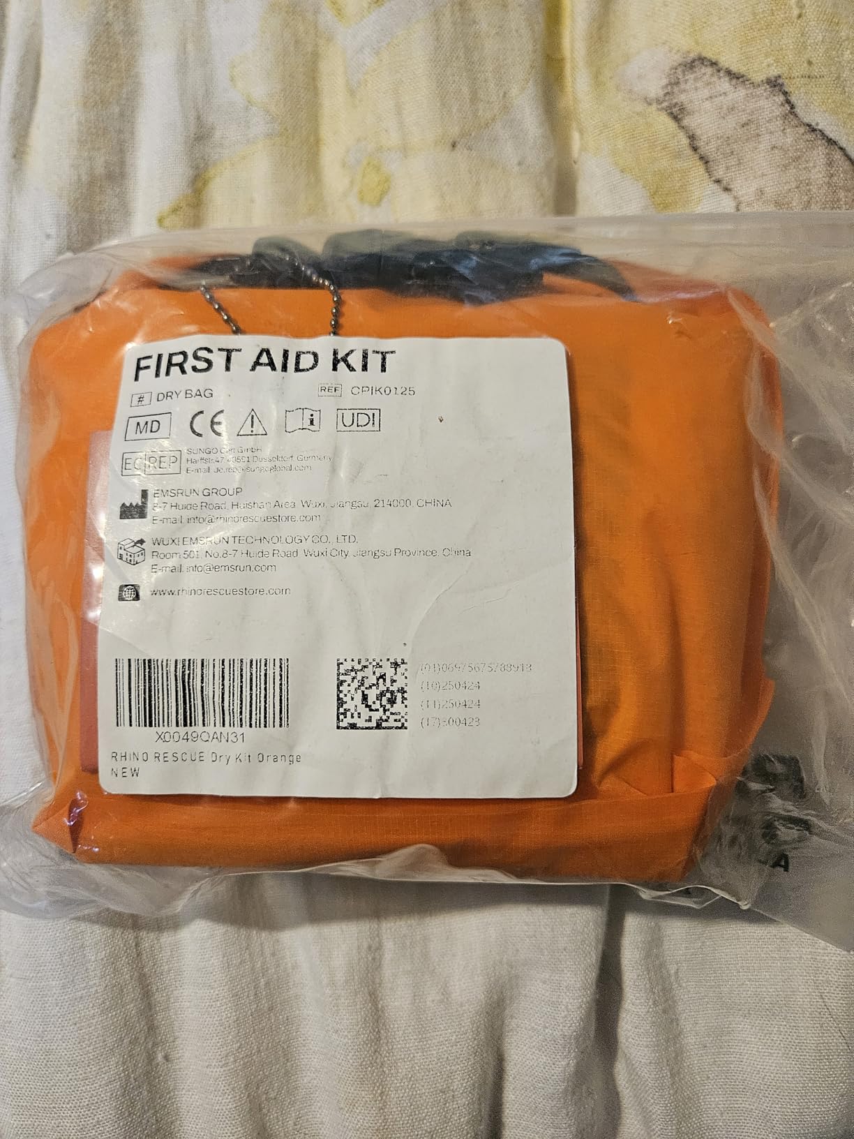 RHINO RESCUE Waterproof Boat First Aid Kit, Lightweight Boat Accessories Dry Bag, Emergency Marine Survival Supplies for Outdoor Kayak, Fishing, Floating, Swimming, Beach & Camping customer photo 1