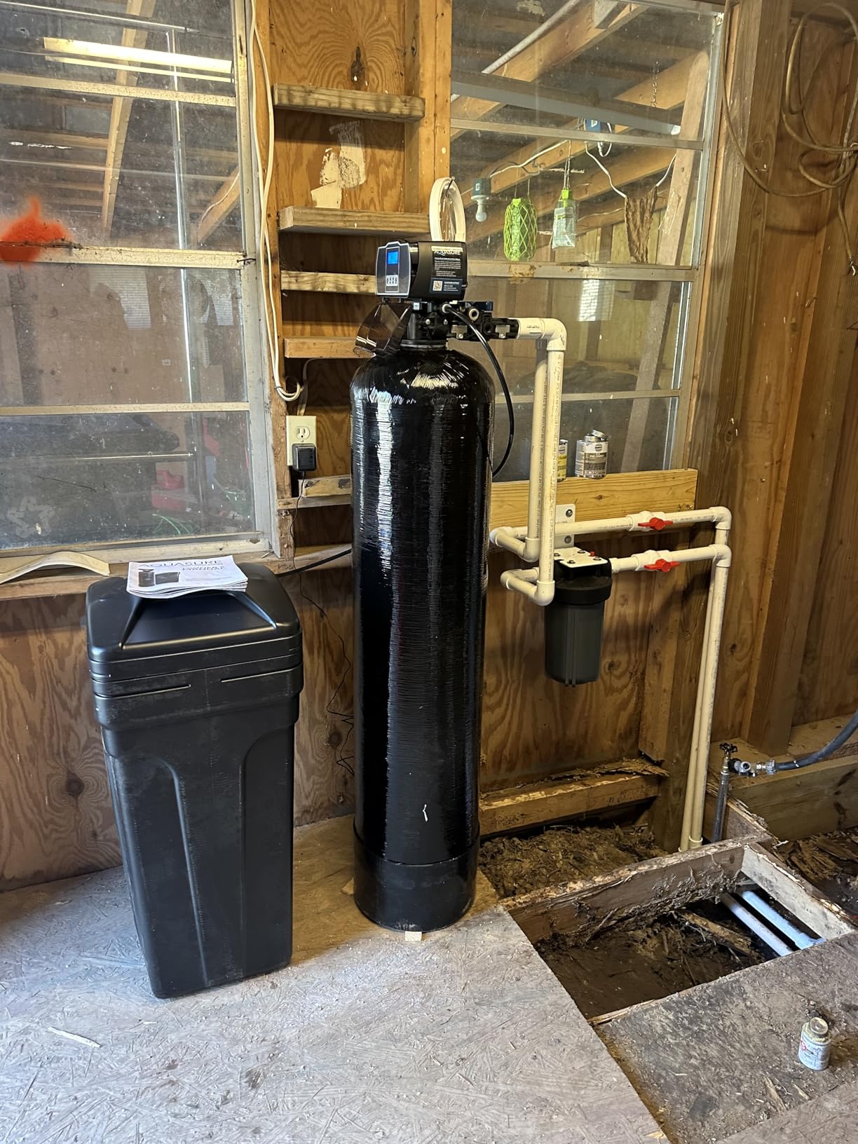 Aquasure Whole House Water Filtration Bundle w/Water Softener, 75 GPD RO System & Dual Purpose Sediment/GAC Pre-Filter (72,000 Grains) customer photo 2