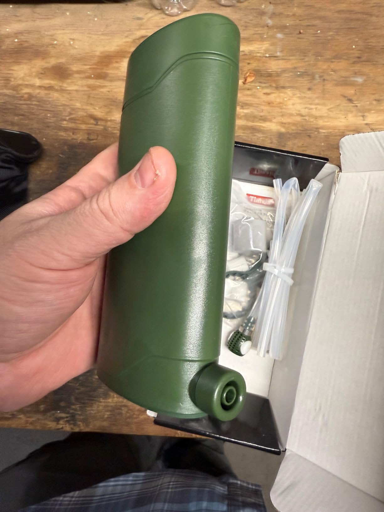 Timain Outdoor Portable Water Filter Pump,Water Filtration Systems,Perfect for Travel,Camping, Hiking,Fishing,Hunting,Emergency Preparedness customer photo 2