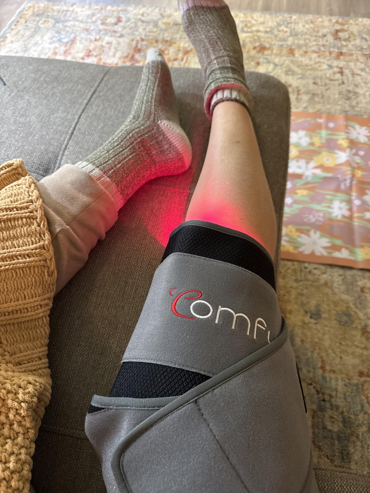 Comfytemp Red Light Therapy Belt with 126 LEDs, FSA Eligible HSA Red Light Therapy for Body, 660nm & 850nm, Valentines Day Gifts for Her, 22W Light Wrap with Timer for Back Waist Joint Muscle(Corded) customer photo 2