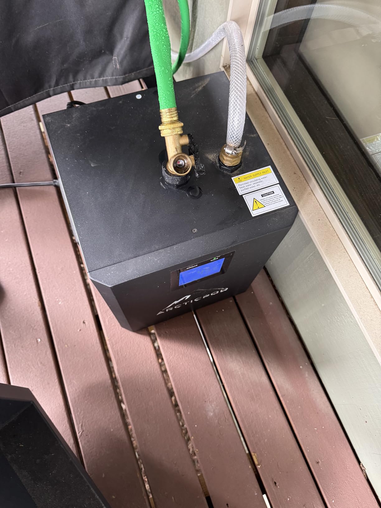 Frozin 400 Cold Plunge Tub with Water Chiller. Foam Insulation for Superior Ice Retention over Uninsulated Barrel or Inflatable Ice Baths. 100 Gallon Capacity (Cold Plunge Tub With Chiller) customer photo 1