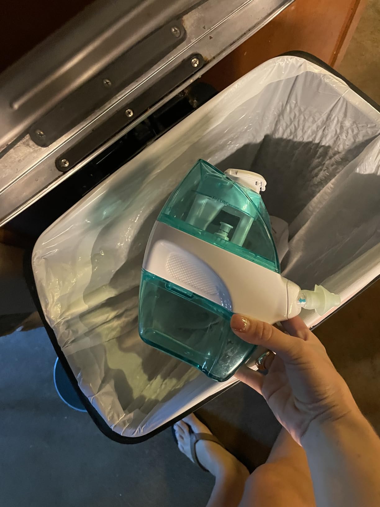 NASALFRESH MD - Dual Powered Nasal Irrigation System Nasal Rinse and Wash - Sinus Decongestant Relief System w/ 30 Saline Packets - Rechargeable - Multi-User, 2 Sets of Nose Pillows - Snoring Remedy customer photo 1