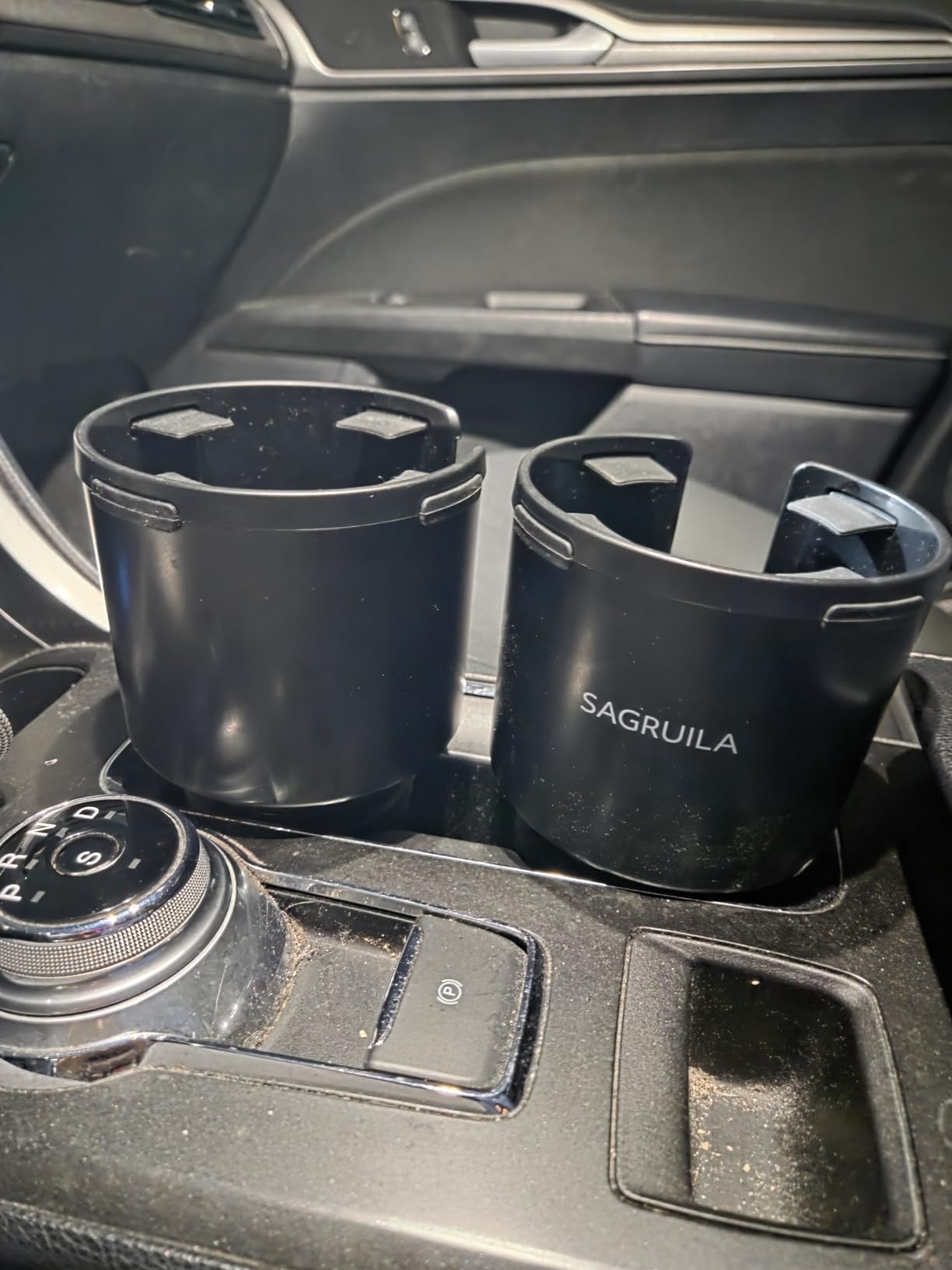 Quick-Install Car Cup Holder Expander, Space-Saving Cup Holder for Car with Offset Design, Non-Slip Large Water Bottle Holder Expander, Compatible with Owala, Stanley, Yeti Cups (24oz to 64oz) customer photo 2