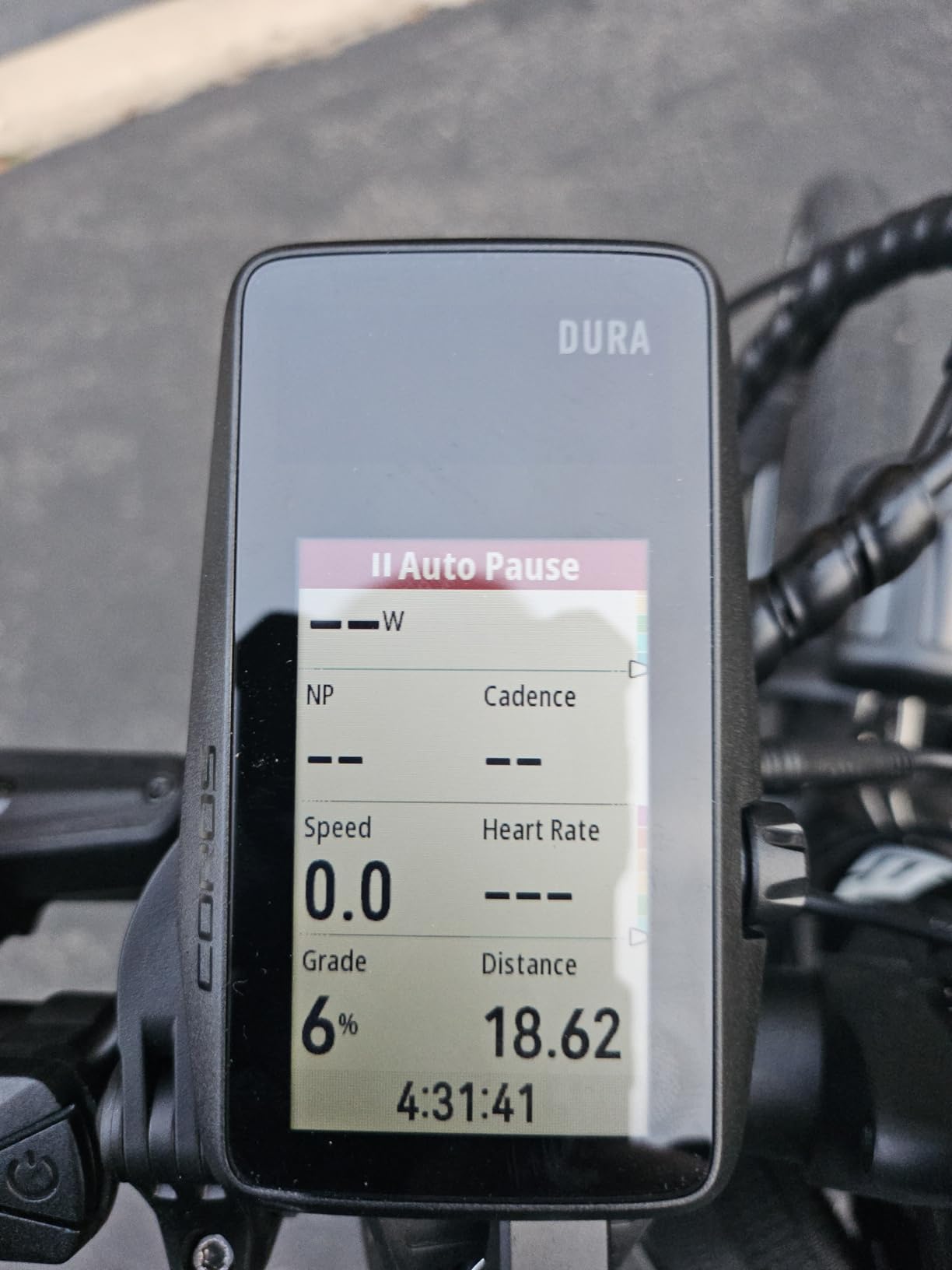 COROS DURA Solar GPS Bike Computer, 120-Hour GPS Battery Life, Solar Charging, 2.7