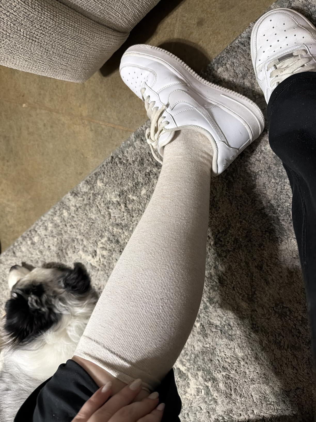 LEVSOX Thick Cotton Compression Socks for Women&Men 20-30mmHg Knee High Cute Support Sock for Nurses, Pregnancy, Travel customer photo 2