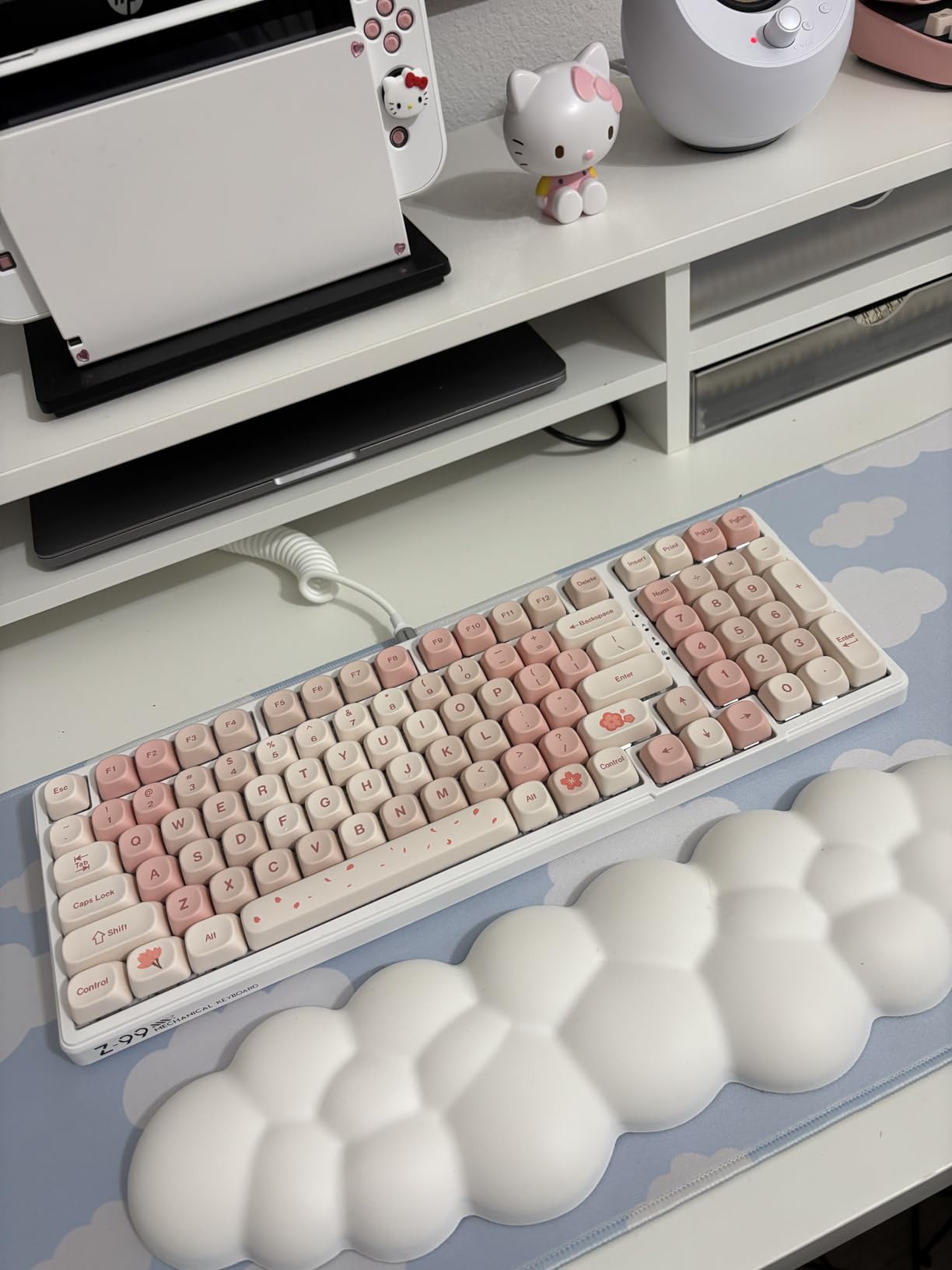XVX Keycaps - Pink Cute PBT Keycaps, MOA Profile Key caps 60 65 75 100 Percent, Dye-Sublimation, Custom 142 Keys Set for 100%, 75%, 65%, 60% Mechanical Keyboard customer photo 1