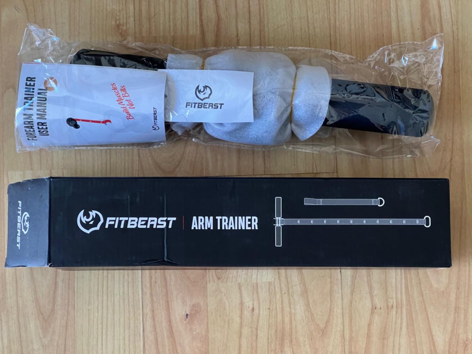 FitBeast Forearm Strengthener & Forearm Exerciser, Wrist Roller with Thicker Handle, Forearm Strength Trainer with Adjustable Strap - Ideal for Grip Strength, Muscle Building, Rehabilitation customer photo 2