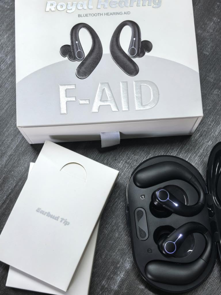 Hearing Aids, Hearing Aids for Seniors with Bluetooth, FSA&HSA Eligible, Rechargeable Hearing Aid with APP for People with Hearing Loss, 5 Levels of Volume Automatic Noise Cancellation, Clear Sound and Easy to Use customer photo 2