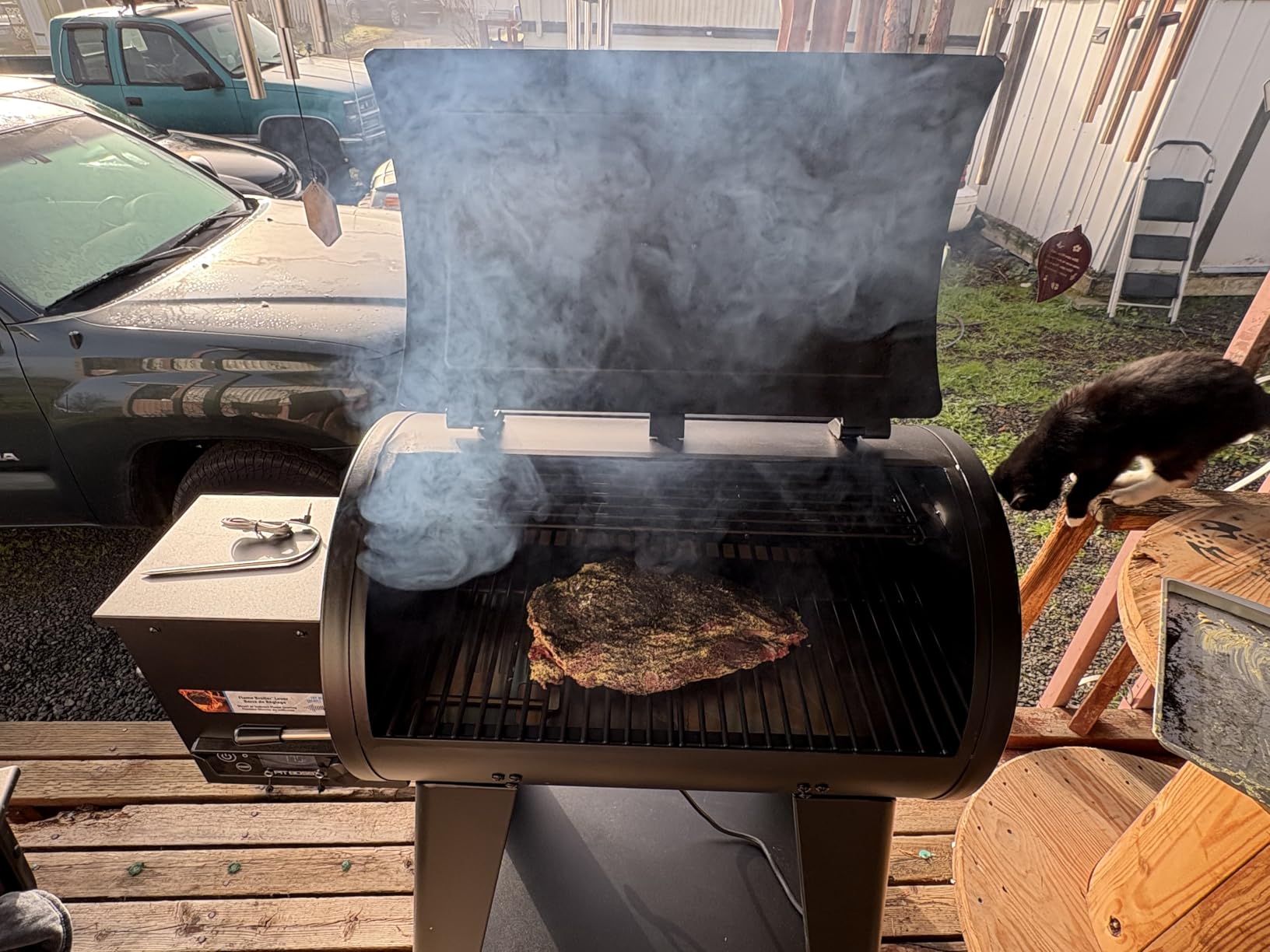 700FB2 Pellet Grill - Matte Black - PB700FB2 customer photo 2