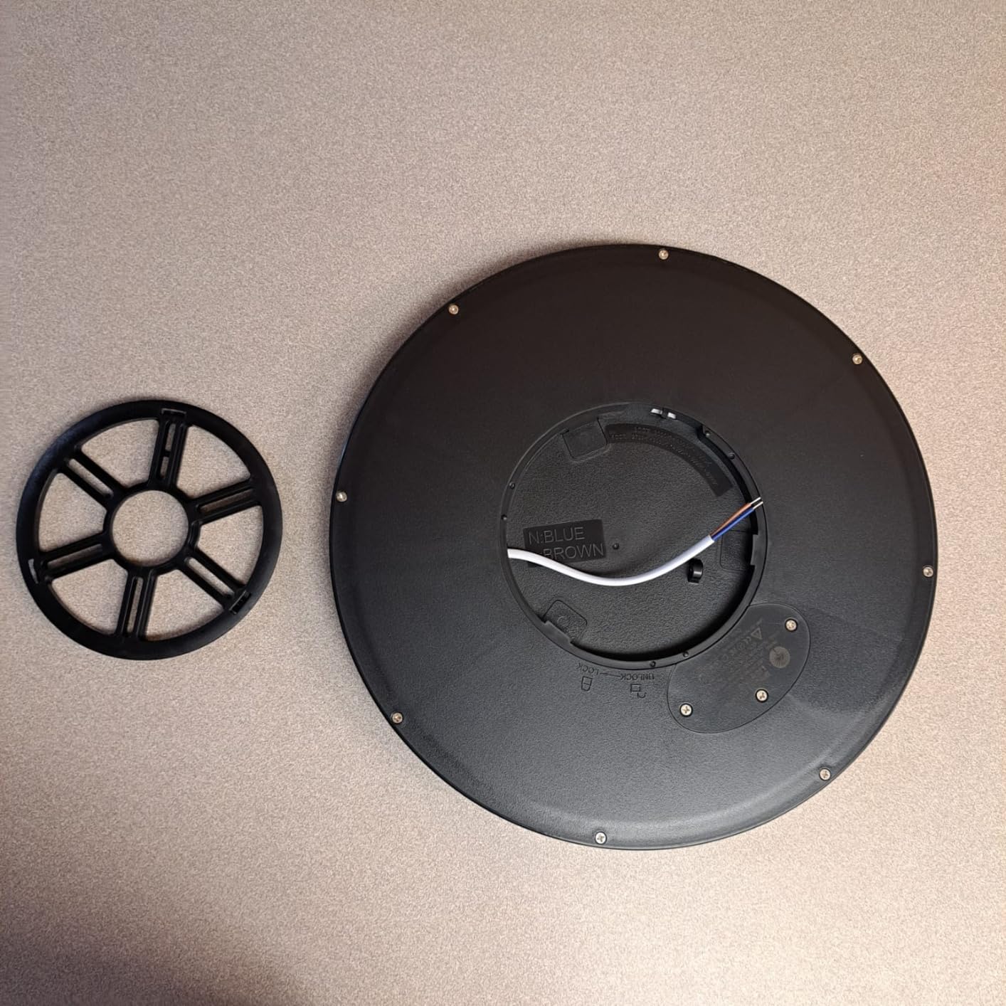 4pack 12 Inch Flush Mount Ceiling Light, 24w Led Ceiling Light, 3000k/4000k/6000k Selectable 2520lm Ceiling Lights, Super Slim Led Light Fixture For Bedroom Kitchen Living Dining Room Office (White) customer photo 1