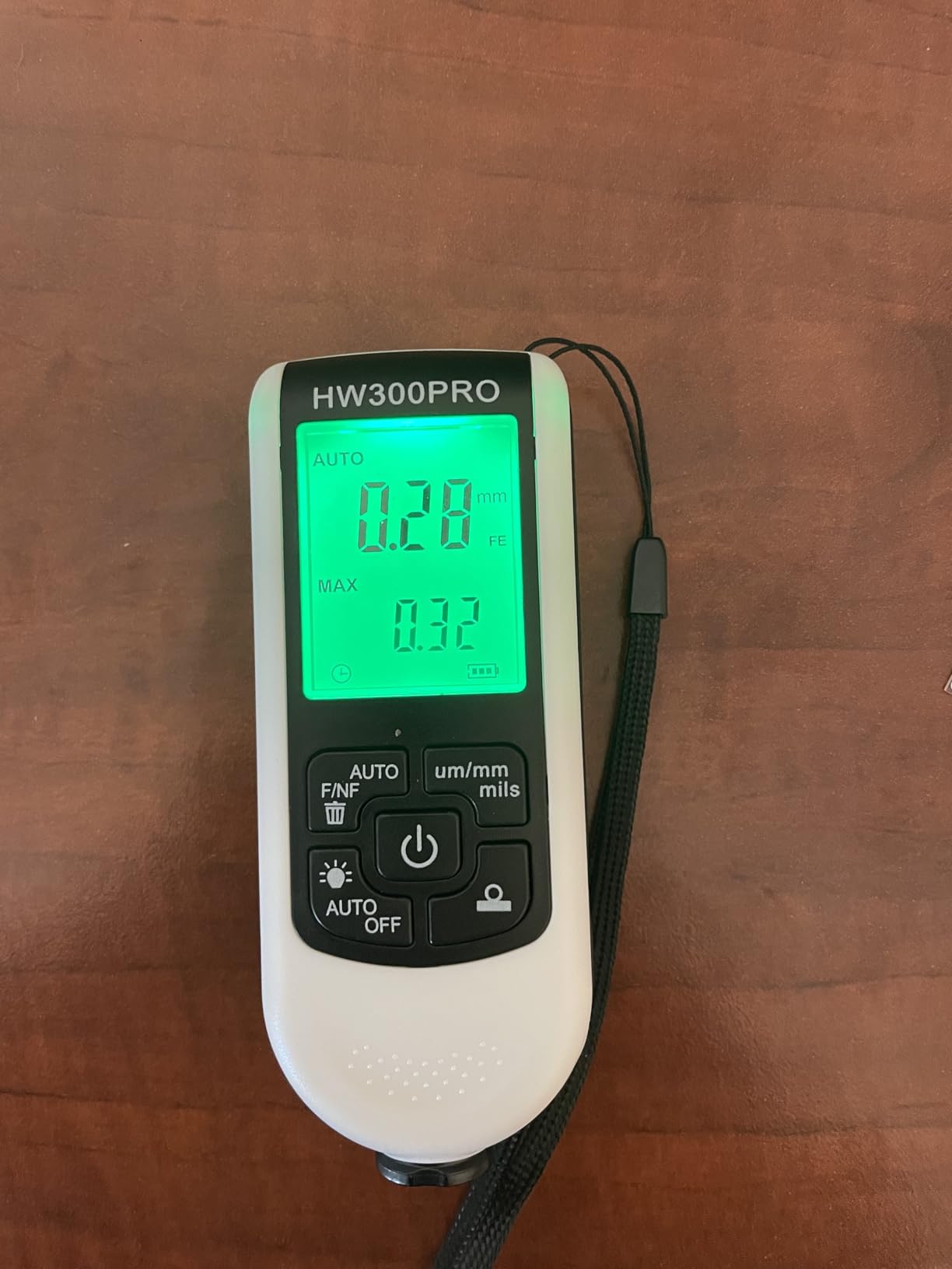 Paint Thickness Gauge Meter Fe/NFe Probe Coating Thickness Gauge Professional Multifunctional Car Paint Depth Gauge Test Precise HW-300PRO for Car Automatic Detection customer photo 2