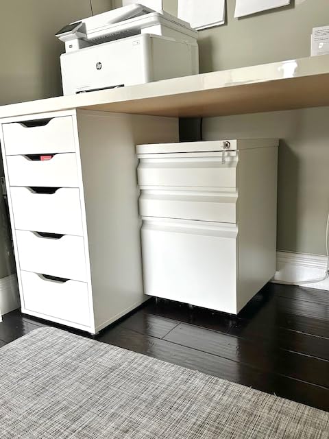 Guizeeopo Metal Storage Cabinet with Adjustable Shelves, Garage Storage Cabinets with Doors and Shelves, File Cabinets for Home Office, Kitchen Pantry Cabinet, 71'H, Black customer photo 2