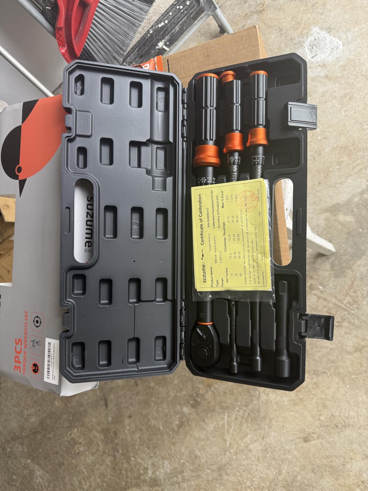 SUZUME 3PCS Torque Wrench Set 72 Teeth Dual-Direction Adjustable Torque Wrench Dual-Scales 1/4 & 3/8 & 1/2-Inch +/-3% Accuracy Click Torque Wrenches for Bicycle, Motorcycle, Car,Maintenance customer photo 2