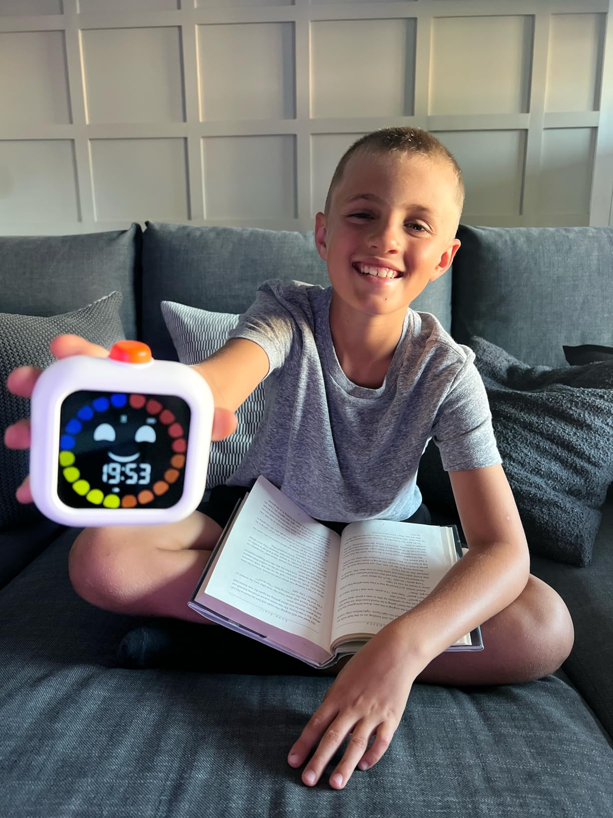 Digital Visual Timer for Kids - Rechargeable 99 Min Timer - Focus & Smoother Routines - Visual Timer for Classroom, ADHD Autism Toddler Support - Daily Use at Home, Therapy or School customer photo 1