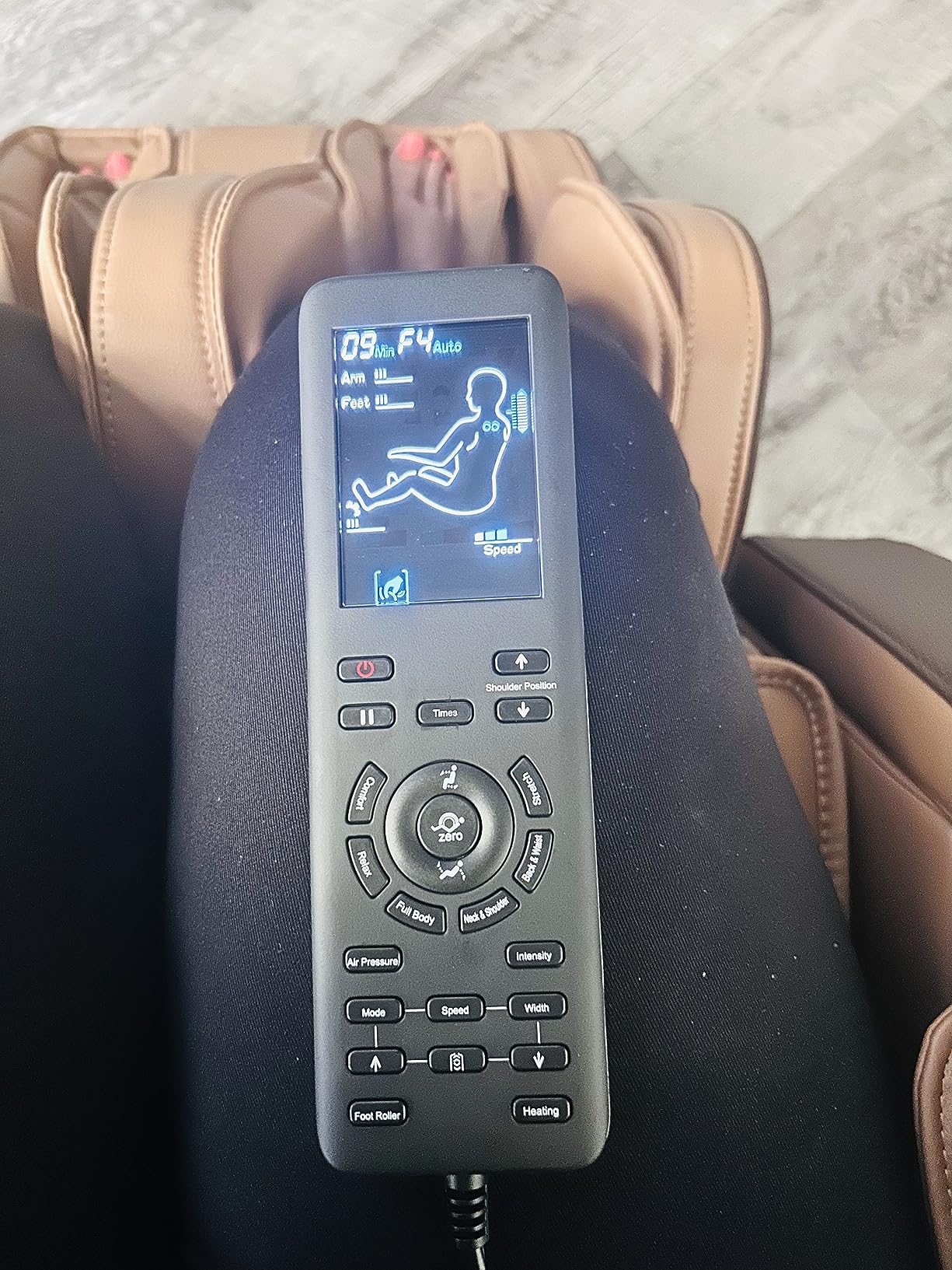 4D Massage Chair Full Body Zero Gravity Recliner - 55