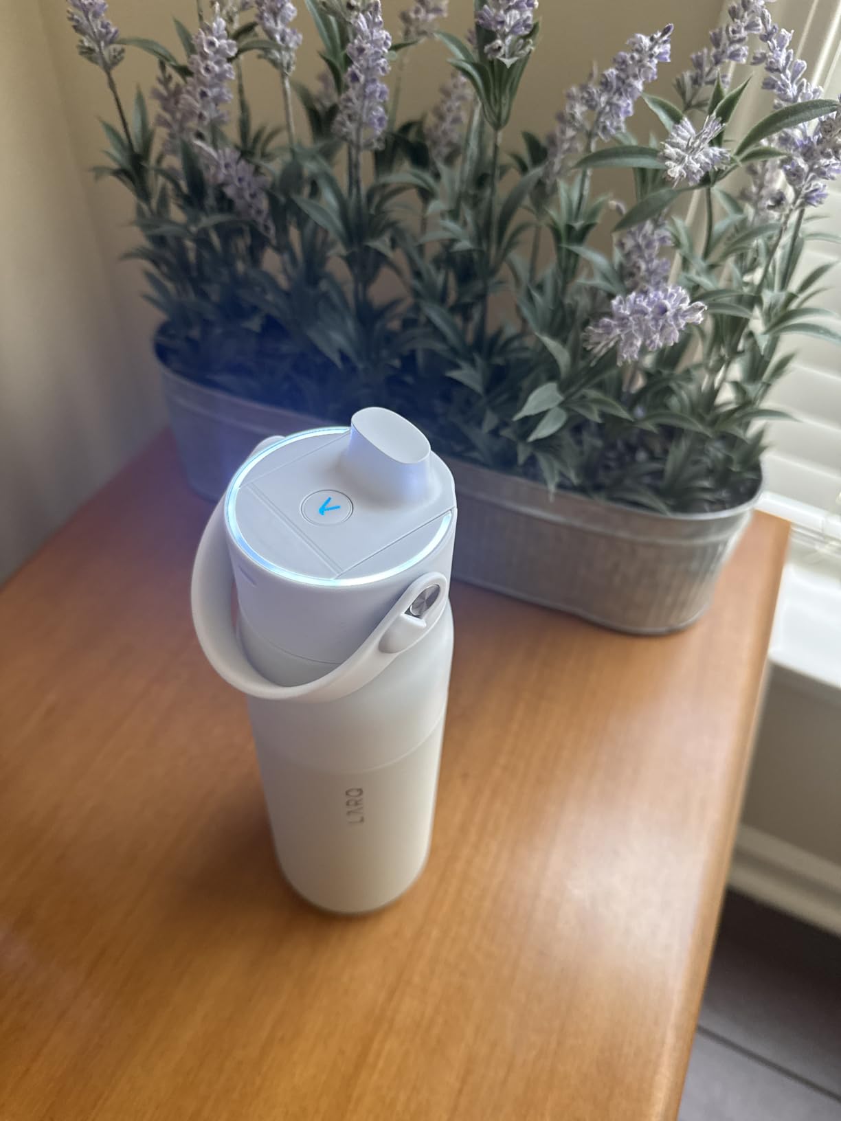 LARQ PureVis 2 Self Cleaning Water Bottle - UV Water Purifier with Filter Straw, Smart App Hydration Tracking, Insulated Stainless Steel customer photo 2