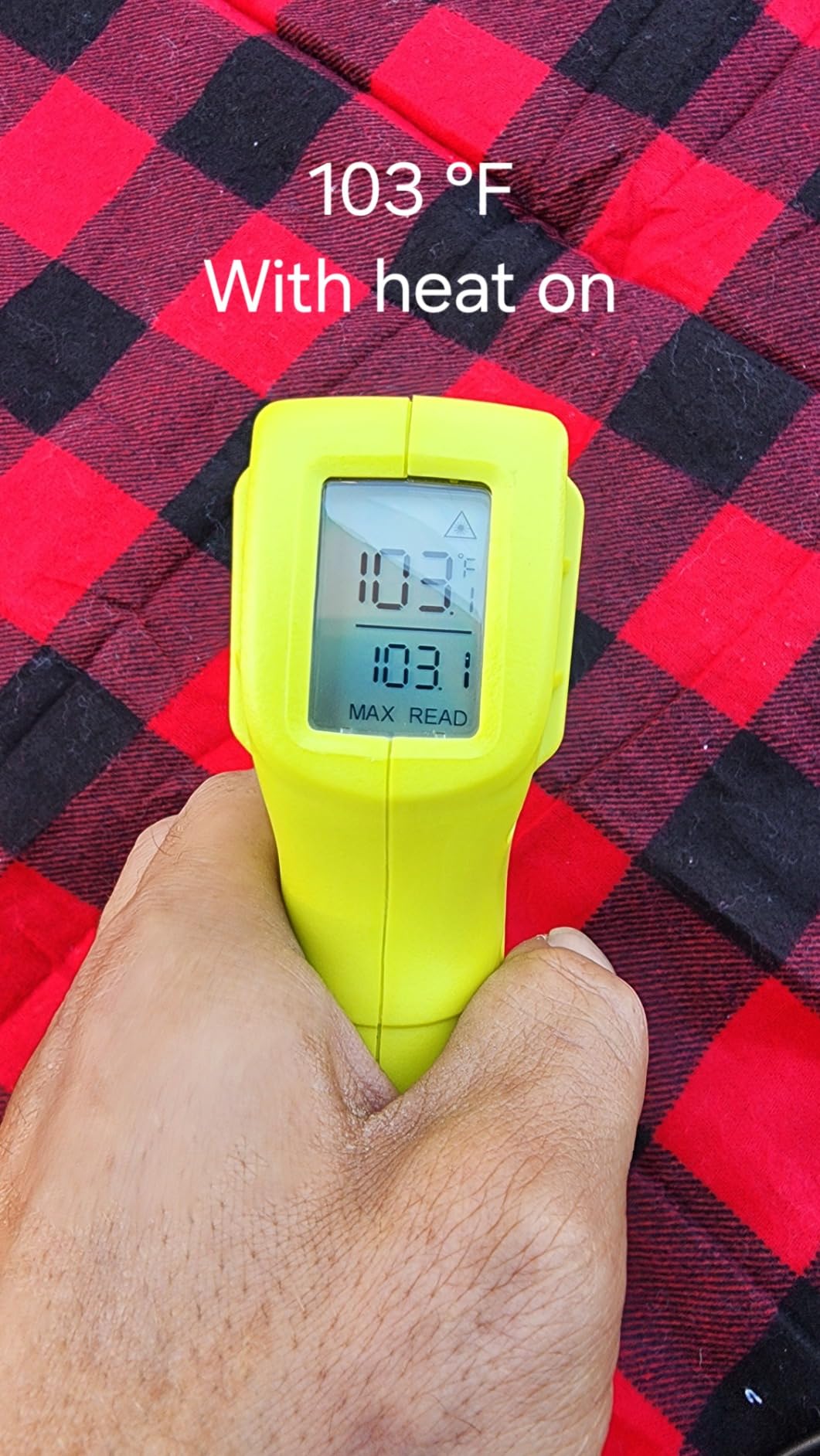 Heated Sleeping Bag pad, Heated Sleeping Bag Liner, 5 Heating Zones, Operated by 5V/3A Type-C Battery Power Bank (Battery NOT Included) or Other Type-C Power Supply. Type-C. customer photo 1