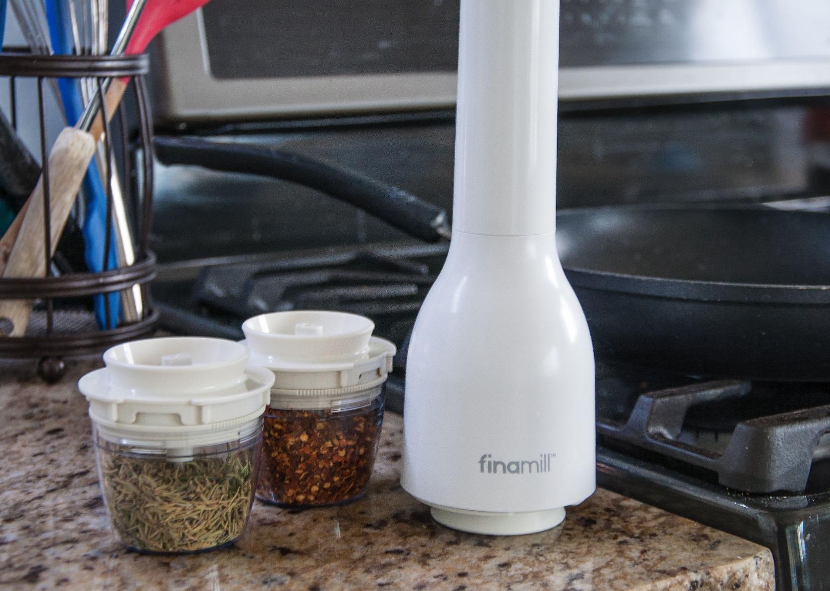 FinaMill Classic Battery Spice Mill - Battery Operated Salt and Pepper Grinder Set, Includes 2 Interchangeable Spice Pods, Adjustable Coarseness, Ceramic Grinder, LED Light, Home and Kitchen Gift Set customer photo 2