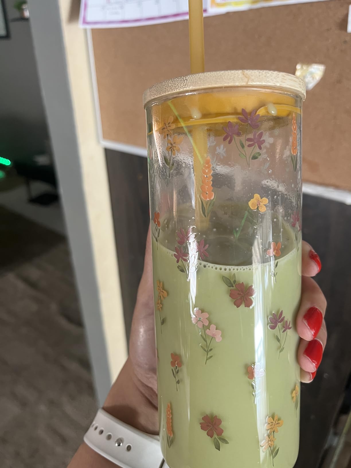 Matcha Whisk Set with Matcha Bowl, Matcha Bamboo Whisk, Scoop, Sifter, Matcha Whisk Holder Unique Gifts for Women Mom Her Girl Friend Home Kitchen Decor Gifts for Christmas, Birthday customer photo 1