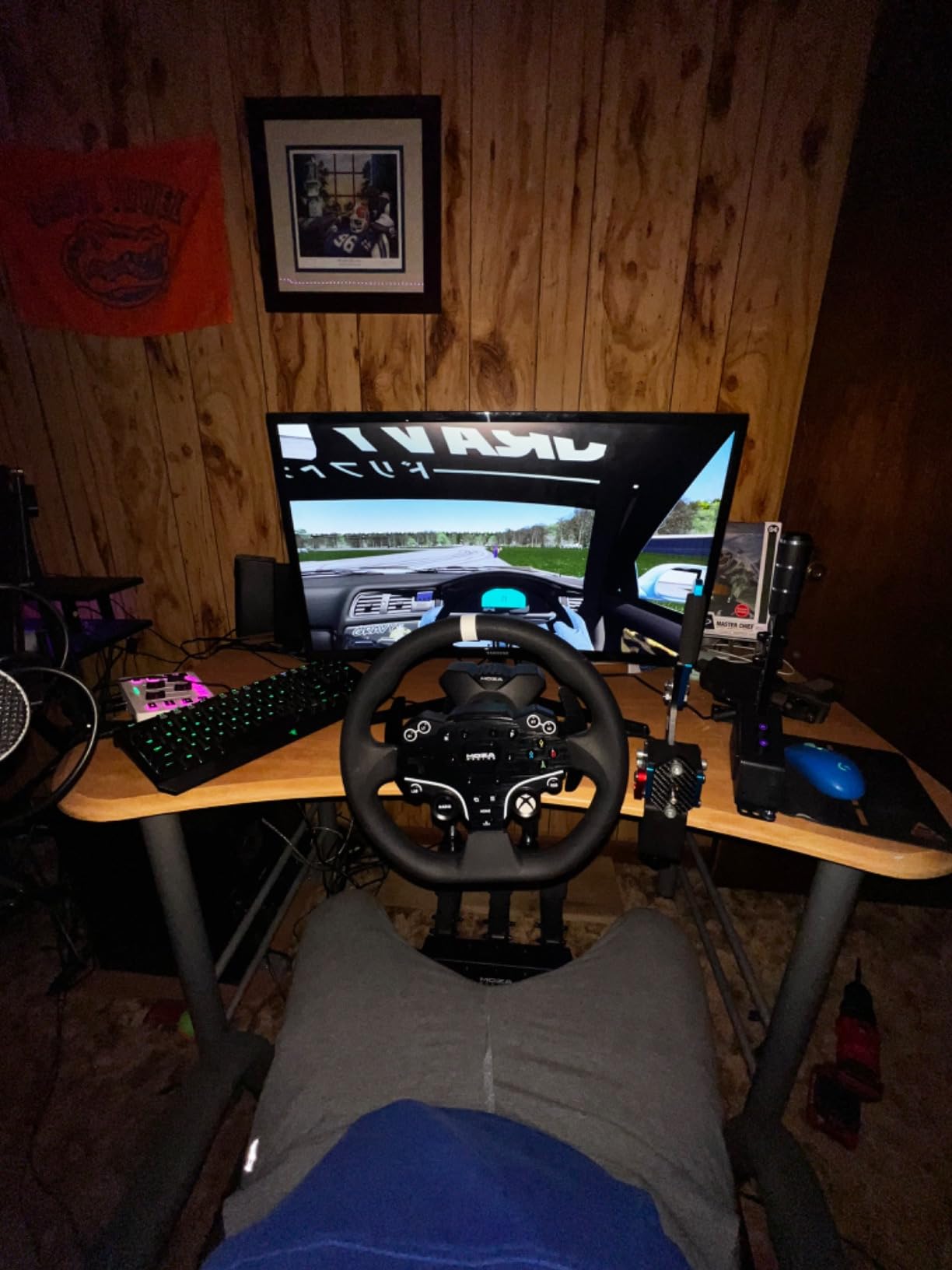 MOZA R3 Racing Wheel and Pedals Bundle for Xbox & PC, 3.9Nm DD Servo Motor With Aviation-Grade Aluminum Construction, Durable ISF PU Grips 11-inch Racing Wheel, SR-P Lite Dual Pedals customer photo 2