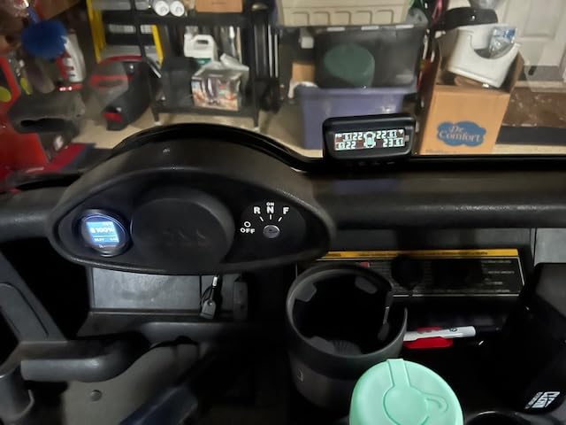 Tire Pressure Monitoring System, RV/Trailler TPMS with Solar Charging & Auto Calibration, M13 LCD Display tpms 4 sensors (0-87PSI) customer photo 2