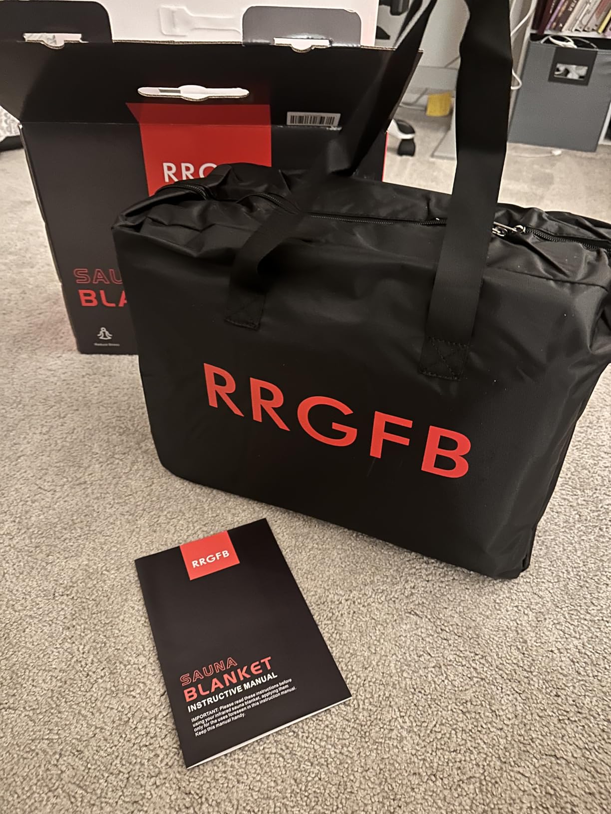 Low EMF Portable Infrared Sauna Blanket,Crystal Therapy Home Relaxation, Adjustable Timer 20-60 Min, 95-167℉ Temp Range, 6 ft x 2.95 ft, Durable PU Leather Cover customer photo 1