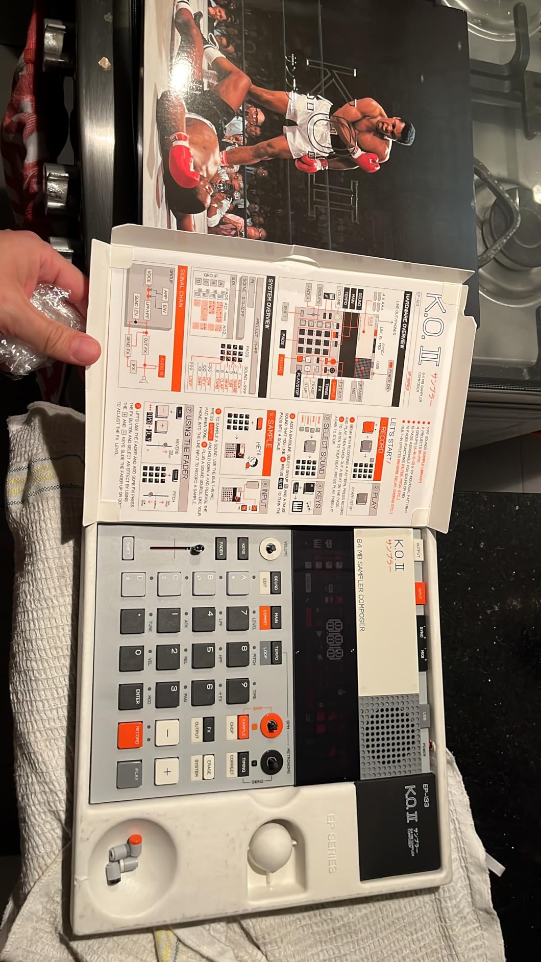 Teenage Engineering EP-1320 Medieval Sampler, Drum Machine and Sequencer with Built-in Microphone and Effects customer photo 2