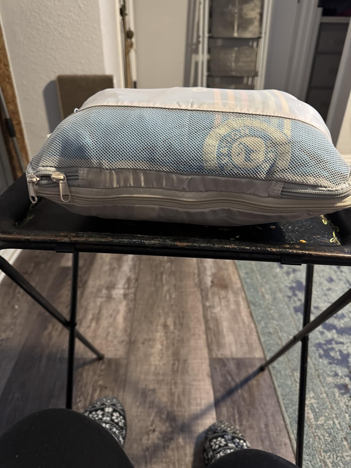 10 Set Compression Packing Cubes for Travel Essentials, Compressible Expandable Packing Cubes for Suitcase, OlarHike Luggage Organizer Bags for Travel (Black) customer photo 1