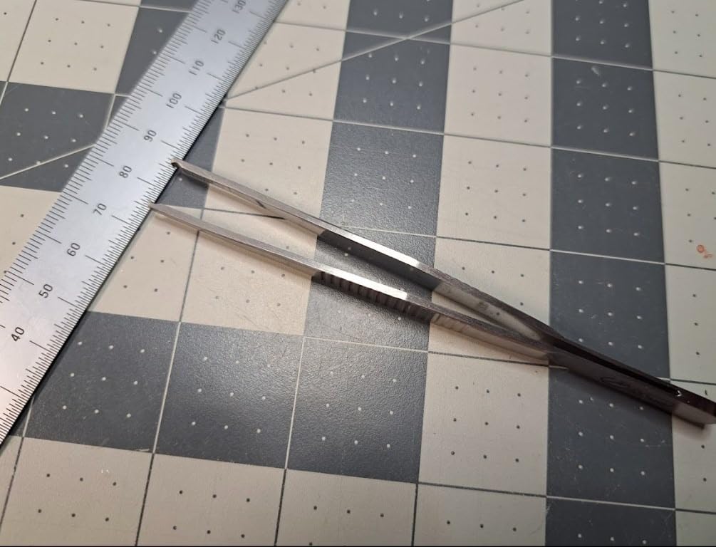 Lock Pinning Tweezers - Grooved Tip for Easy Pin Loading and Cylinder Rebuilding - Ideal for Rekeying Kits customer photo 1