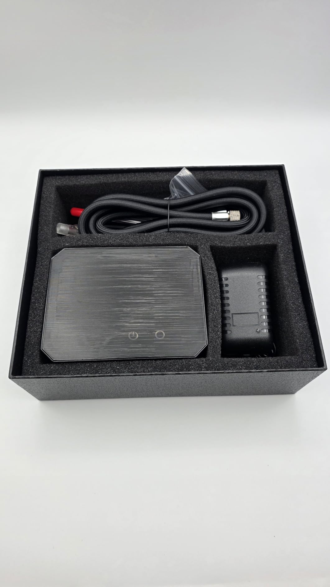 Gocheer Airbrush Kit with Air Compressor, 40 48 PSI High Pressure Air Brush Non-Clogging with 0.2/0.3/0.5mm Nozzle/Cleaning Sets, Ideal for Painting, Modeling, Cake Decor, Makeup (Black, 48 PSI) customer photo 2