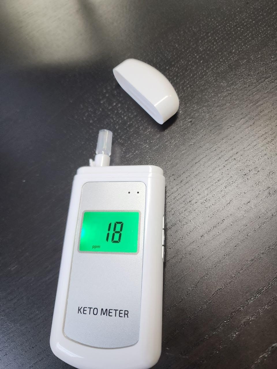 Ketone Breath Analyzer Professional Rechargeablel Ketone Breath Meter Portable Digita Ketone Breath Tester with 10 Replaceable Mouthpieces for Ketogenic Diet Testing with 10 Mouthpieces customer photo 2