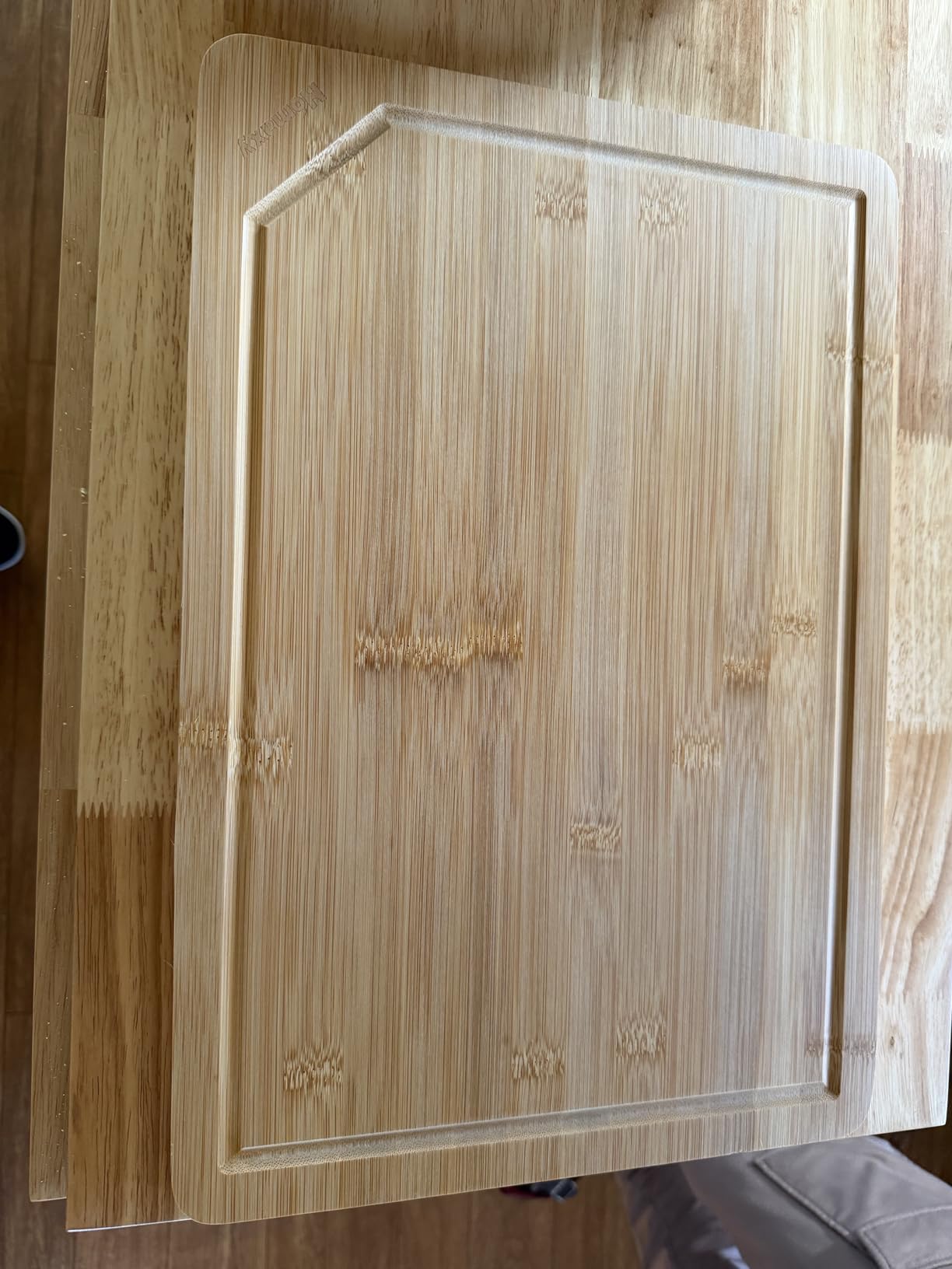 Homaxy Extra Large Organic Bamboo Cutting Boards for Kitchen, 18