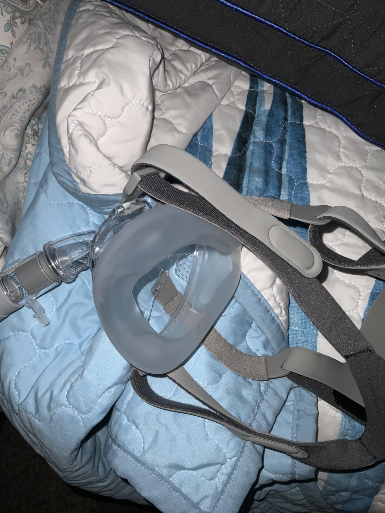 Full Face CPAP Mask, Full Cover Replacement Kit, Comfort Series Nasal CPAP MASK, Cpap Masks Includes Headgear, Cushion, Frame and Elbow(L) customer photo 1