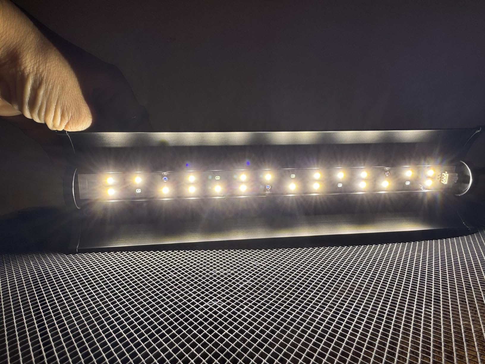 UVB Light for Reptiles, 10W HO LED UVB Reptile Light Fixture UVA UVB Lamp Bulb Terrarium Light for Bearded Dragon Turtle Snake Crested Gecko Chameleon, 12 Inch customer photo 2