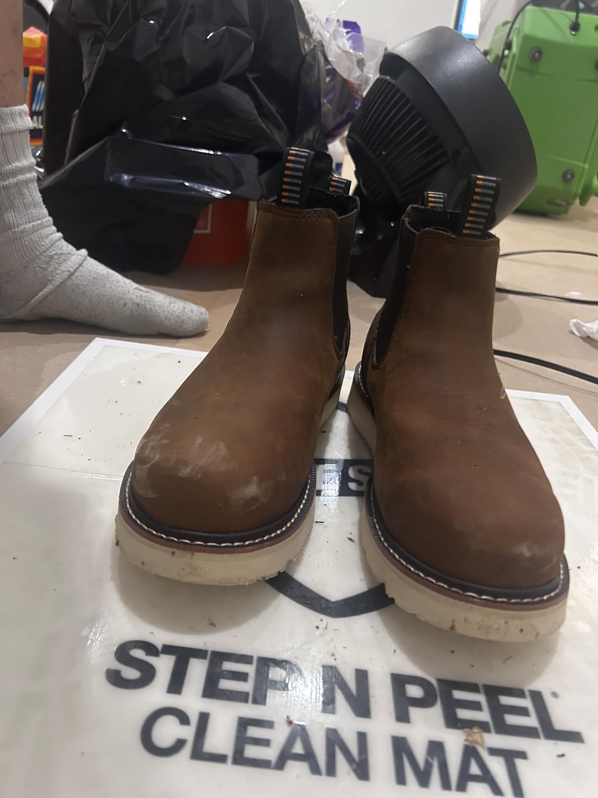 Ariat Rebar Wedge Chelsea Waterproof Composite Toe Work Boots customer photo 1