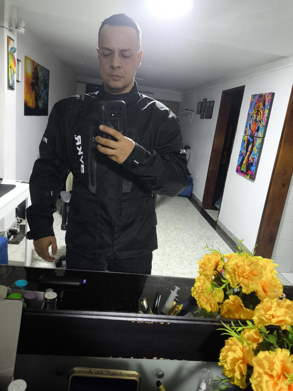 BYKR Adventure Touring Motorcycle Jacket For Men & Women Enduro Biker Textile Riding Gear CE Armored customer photo 2