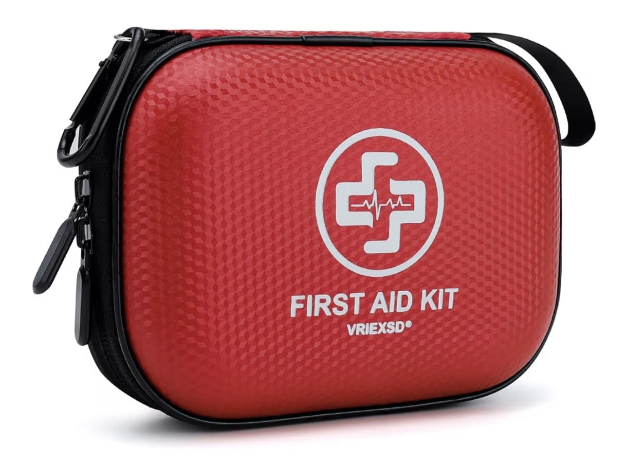 Mini First Aid Kit - 150 Piece Small Waterproof Hard Shell Medical Kit for Home, Car, Travel, Camping, Truck, Hiking, Sports, Office, Vehicle & Outdoor Emergencies customer photo 2