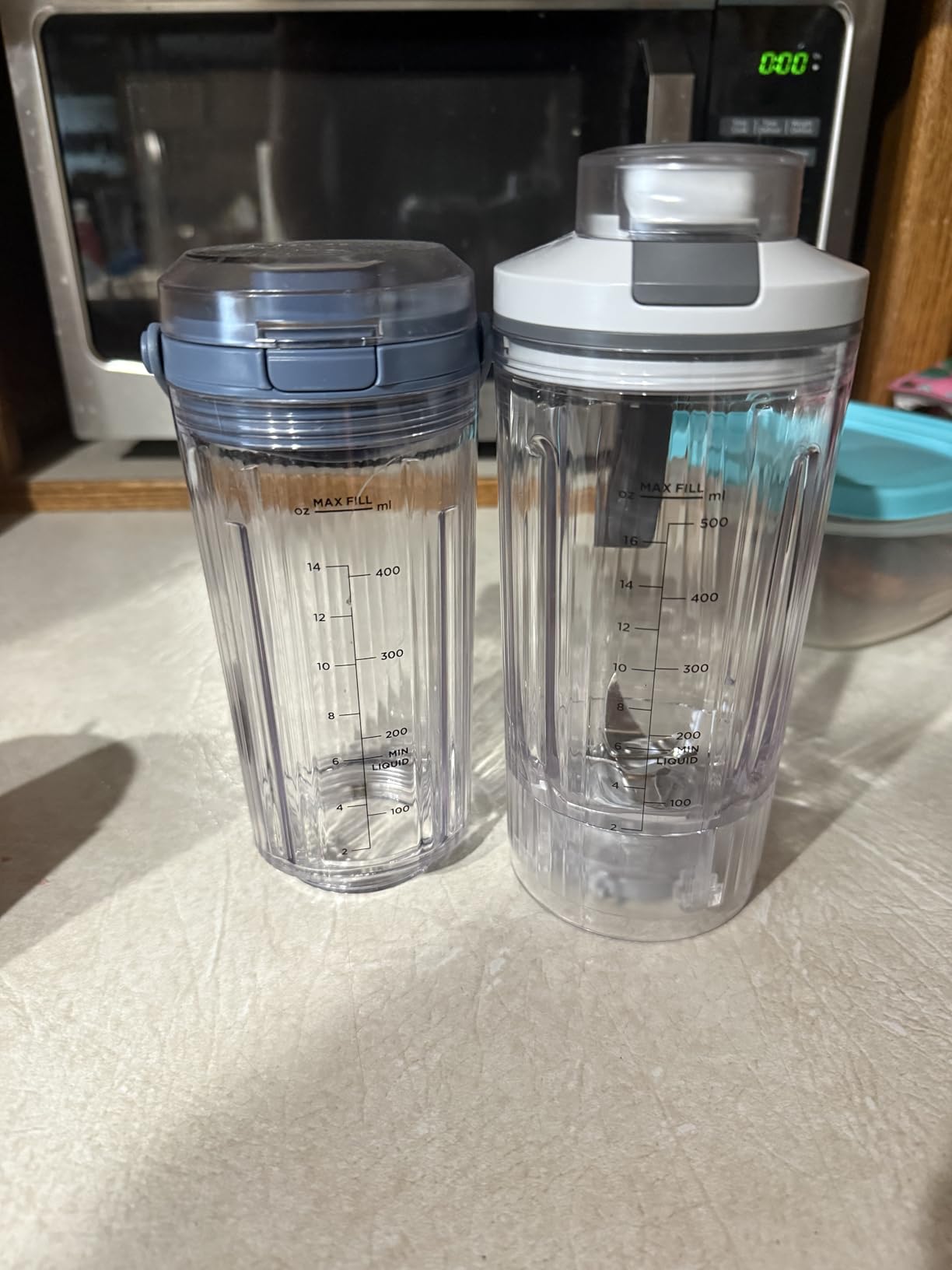 Ninja Blast Max, Portable Blender + Twist & Go, Personal Smoothie, Blend, Ice Crush, 3 Programs, Cordless, 22 oz removable Vessel, Dishwasher Safe, Leakproof, Navy, BC251NV customer photo 2