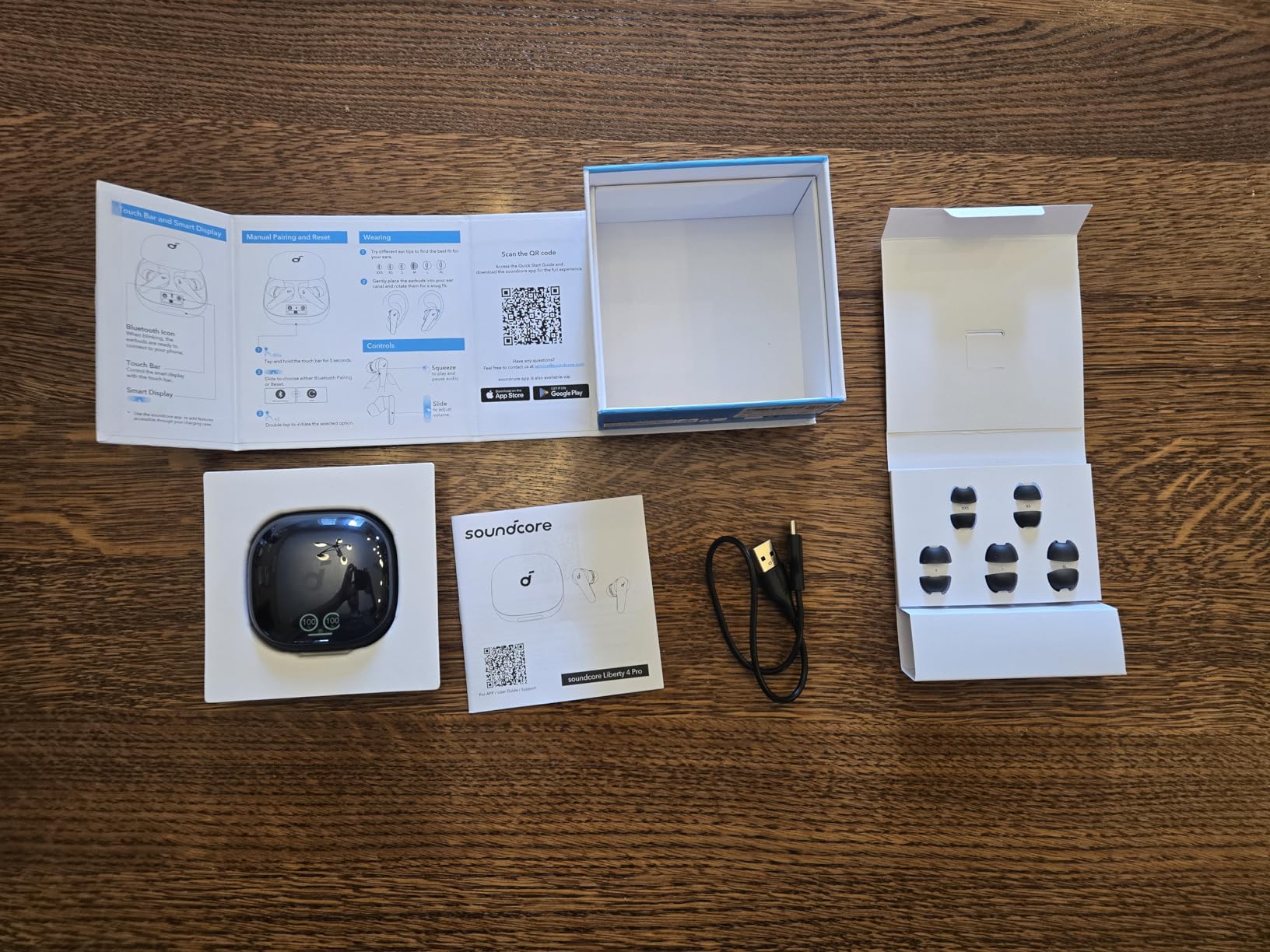 Liberty 4 Pro by Anker, Noise Cancelling Wireless Earbuds, 7-Sensor and Real-Time Adaptive Noise Cancelling, 2x Faster Charging, Studio-Level Hi-Fi Music, Clear Calls with 6 Mics and AI customer photo 2