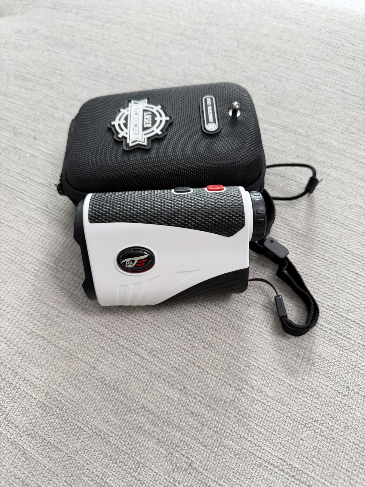 Golf Rangefinder with Slope - 1200 Yards Laser Range Finder with Flag Pole Locking Vibration, 7X Magnification rangefinder with Magnet Stripe customer photo 1