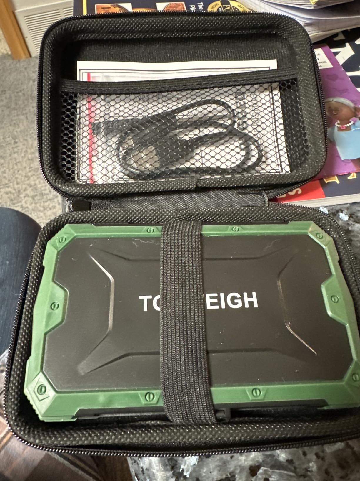 Pocket Scale, Dual Powered, Precision Gram Jewelry Scale with Zipper Case, Digital Small Coin Scale, Large Backlight Display, 500g x 0.01g, 6 Weighing Units,Cal Weight, USB Cable Included customer photo 1